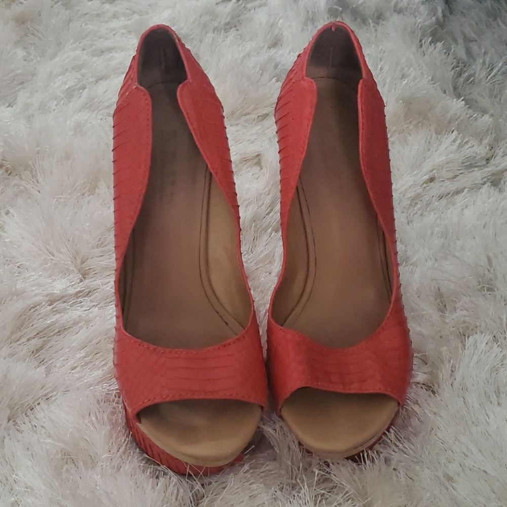 Orange L.A.M.B. Heels/Platforms